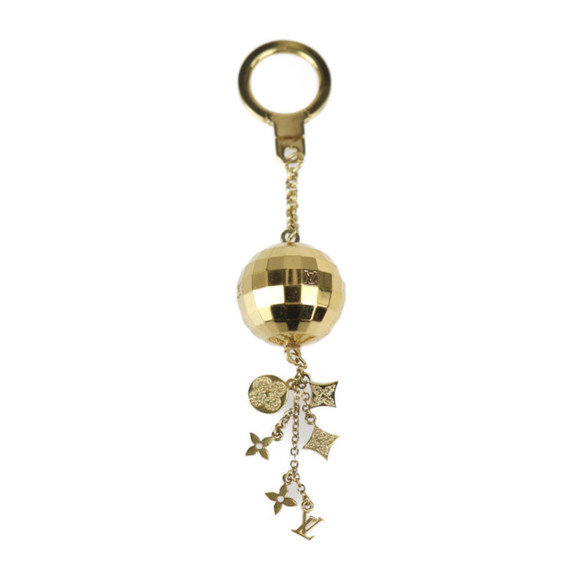 LOUIS VUITTON Louis Vuitton Portocle Glitter Mirror Ball Keychain M65379 Meta... - Picture 1 of 7